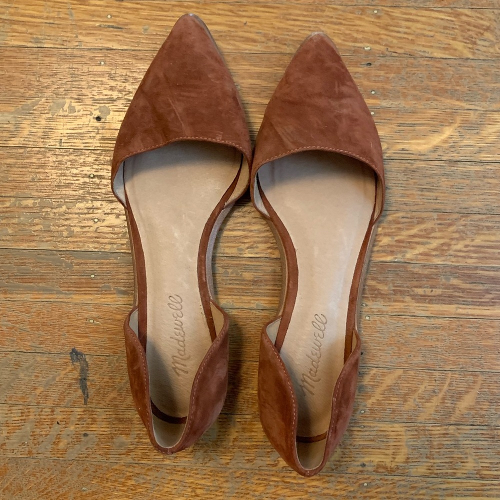 Burnt Orange Madewell Flats